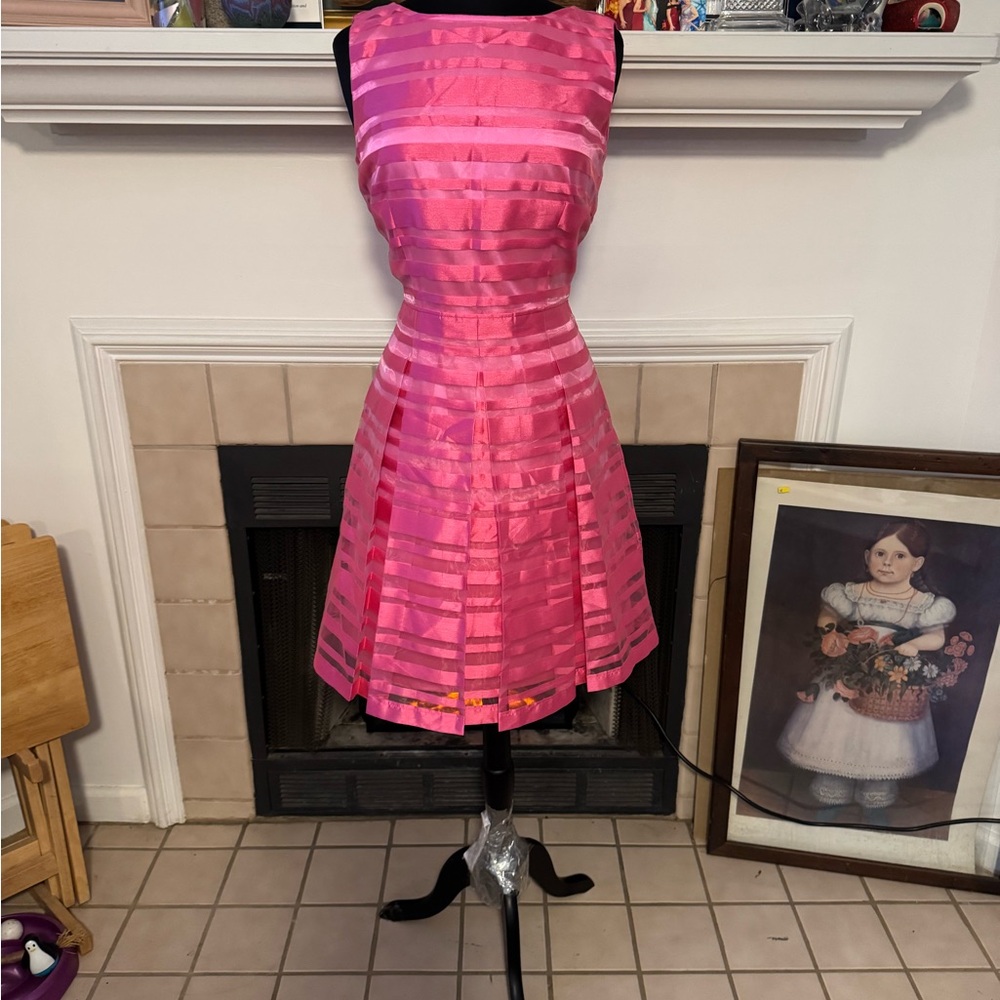 Tahari by Arthur Levine Pink Cocktail Dress